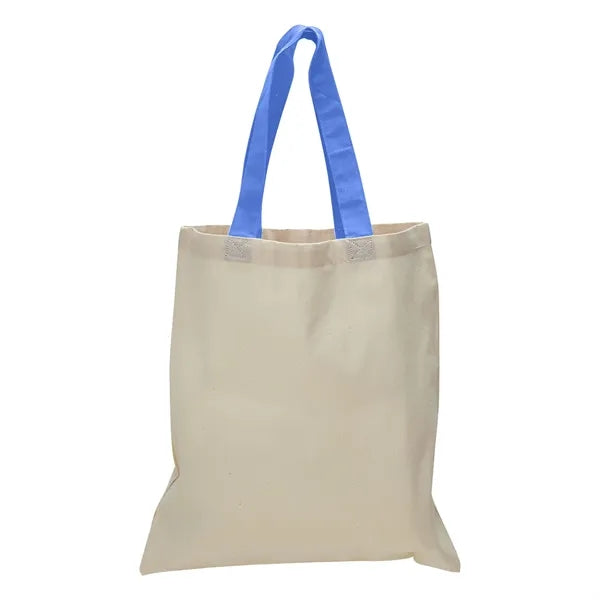 12 oz Cotton Canvas Tote Bag - 15"W x15"H x 3"D x 20"Handle