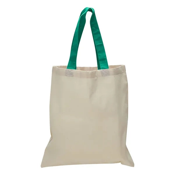 12 oz Cotton Canvas Tote Bag - 15"W x15"H x 3"D x 20"Handle