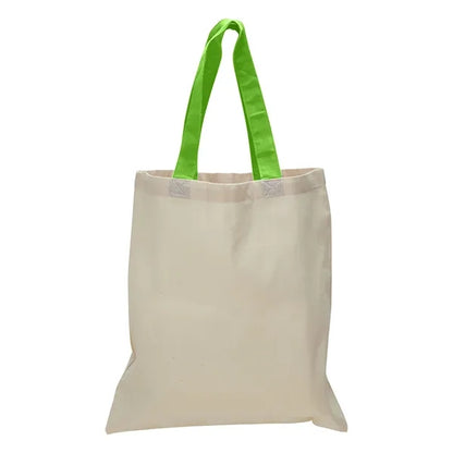 12 oz Cotton Canvas Tote Bag - 15"W x15"H x 3"D x 20"Handle