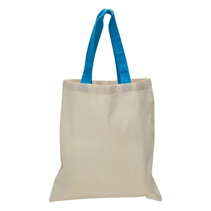 12 oz Cotton Canvas Tote Bag - 15"W x15"H x 3"D x 20"Handle