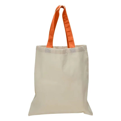 12 oz Cotton Canvas Tote Bag - 15"W x15"H x 3"D x 20"Handle