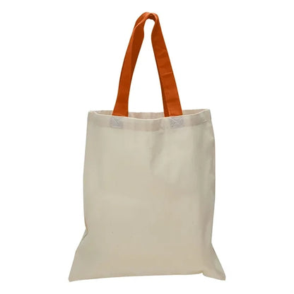 12 oz Cotton Canvas Tote Bag - 15"W x15"H x 3"D x 20"Handle