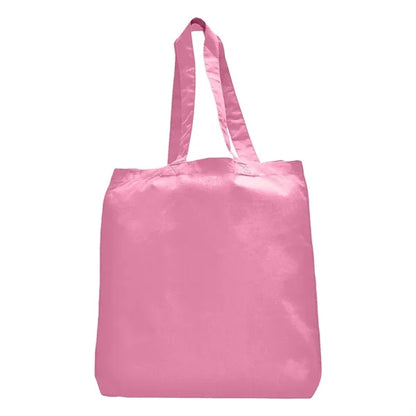 7 oz Cotton Canvas Tote Bag - 10"x14" w/ - 5"G - 20"Handle