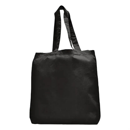 7 oz Cotton Canvas Tote Bag - 10"x14" w/ - 5"G - 20"Handle