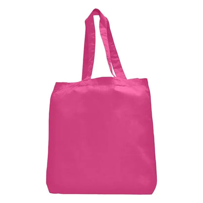 7 oz Cotton Canvas Tote Bag - 10"x14" w/ - 5"G - 20"Handle