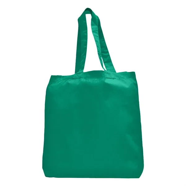 7 oz Cotton Canvas Tote Bag - 10"x14" w/ - 5"G - 20"Handle