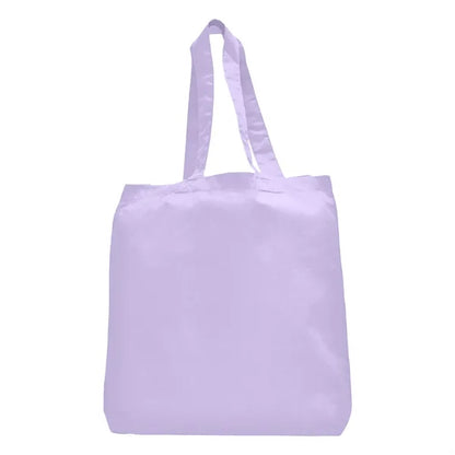 7 oz Cotton Canvas Tote Bag - 10"x14" w/ - 5"G - 20"Handle