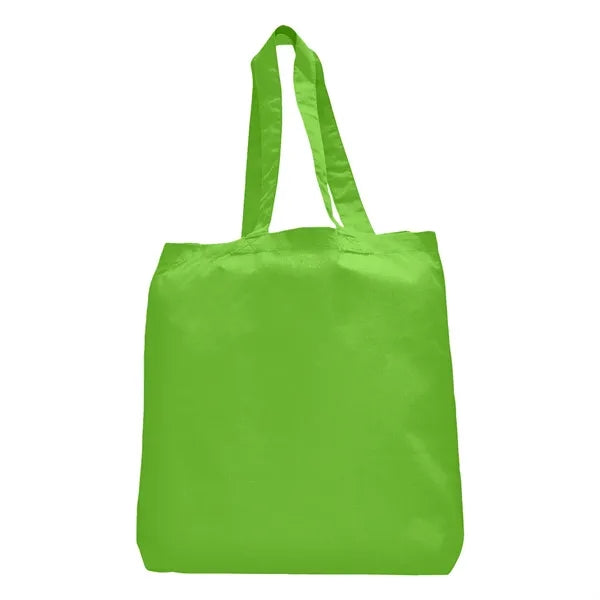 7 oz Cotton Canvas Tote Bag - 10"x14" w/ - 5"G - 20"Handle
