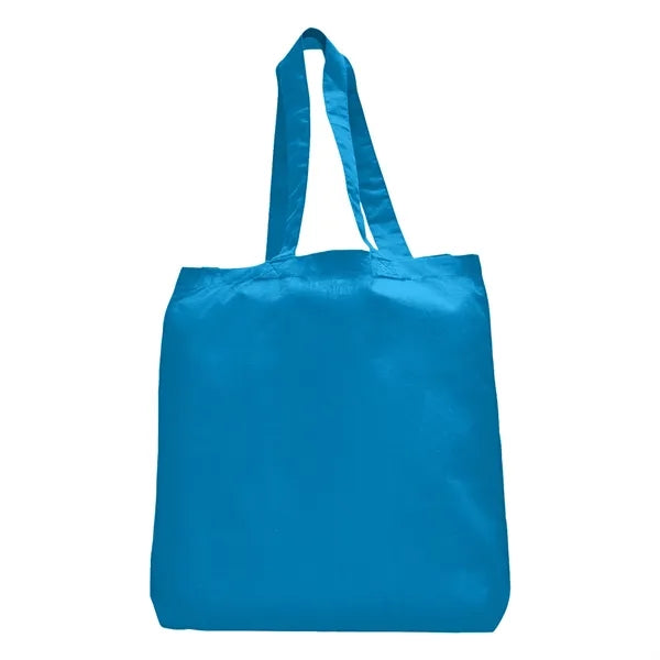 7 oz Cotton Canvas Tote Bag - 10"x14" w/ - 5"G - 20"Handle