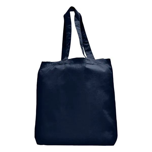 7 oz Cotton Canvas Tote Bag - 10"x14" w/ - 5"G - 20"Handle