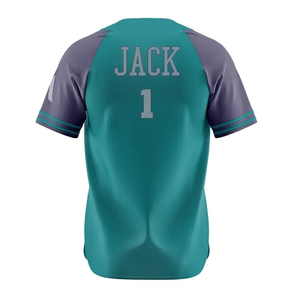 Men's & Kids' Sublimation 150G Full-Button Baseball Jersey