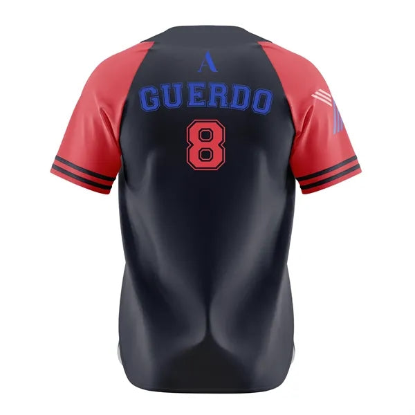 Men & Kids' Sublimation Birdseye Full-Button Baseball Jersey