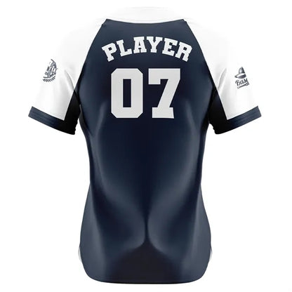 Women's Sublimation 150G INT Full-Button Baseball Jersey