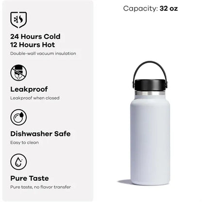 32oz Wide Mouth Bottle with Flex Cap