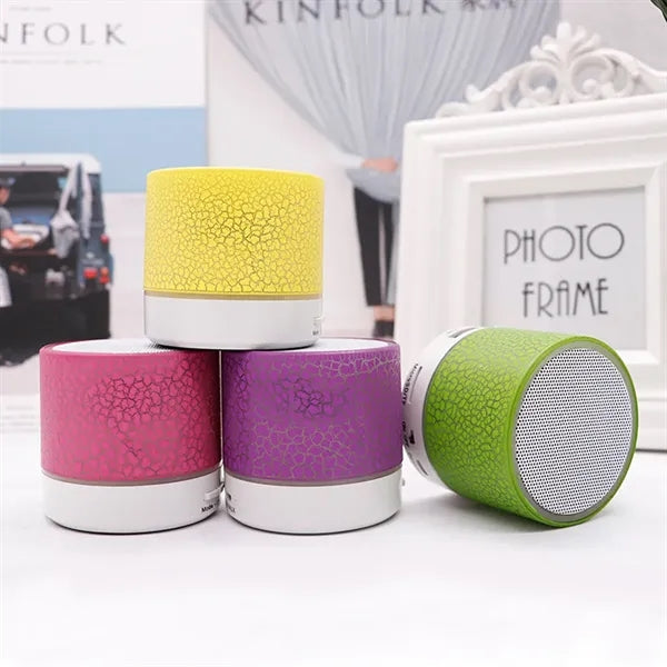 LED Cracked Mini Bluetooth Speaker