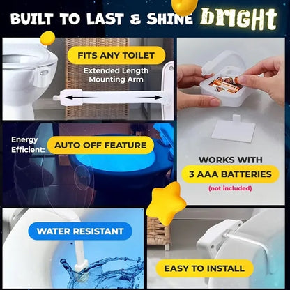 Toilet Bowl Night Light