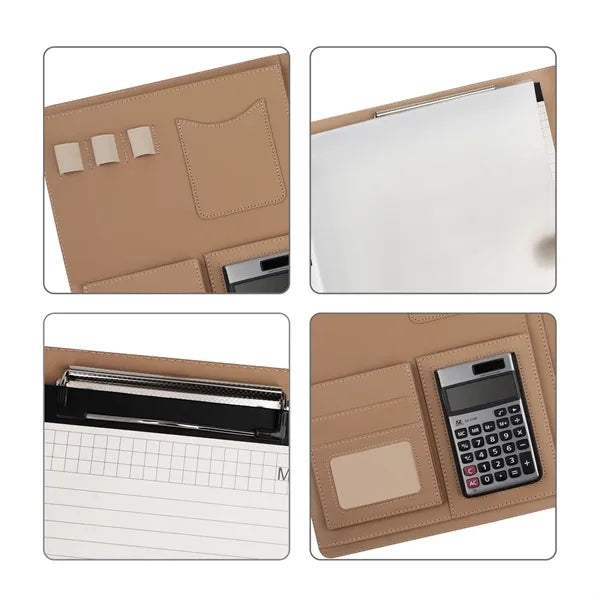 A4 Multi function Business Portfolio Folder W/ Calculator