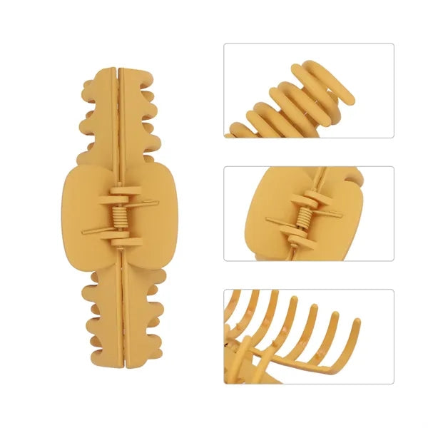 Non Slip Neutral Big Hair Claw Clips