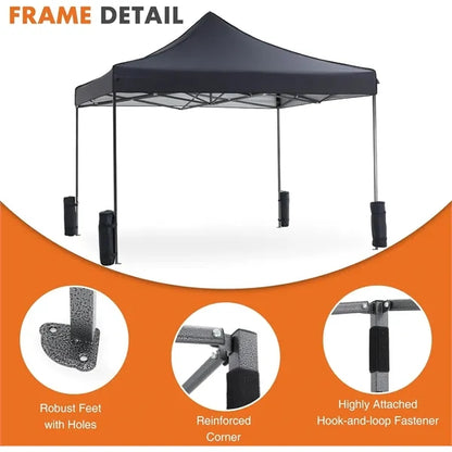 8in x 8in Steel Frame Pop Up Tent