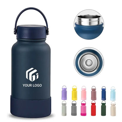 Leakproof Vacuum Insulated Stainless Steel Bottle With Lid