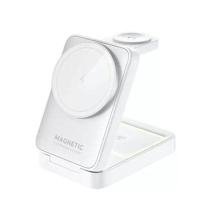 3 in 1 Foldable Magnetic Wireless Charger Station