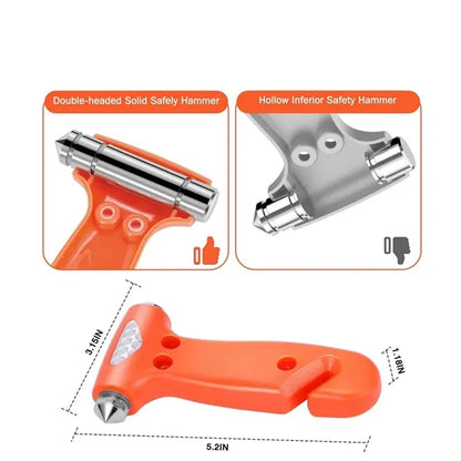 Car Safety Hammer Window Breaker with Seat Belt Cutter