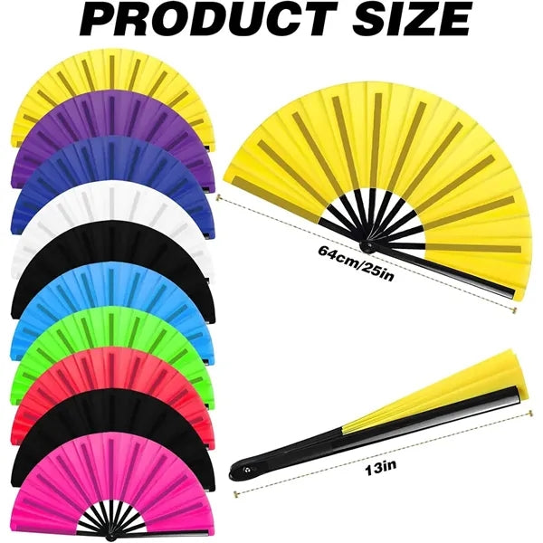13" Large Folding Clacking Popping Fan