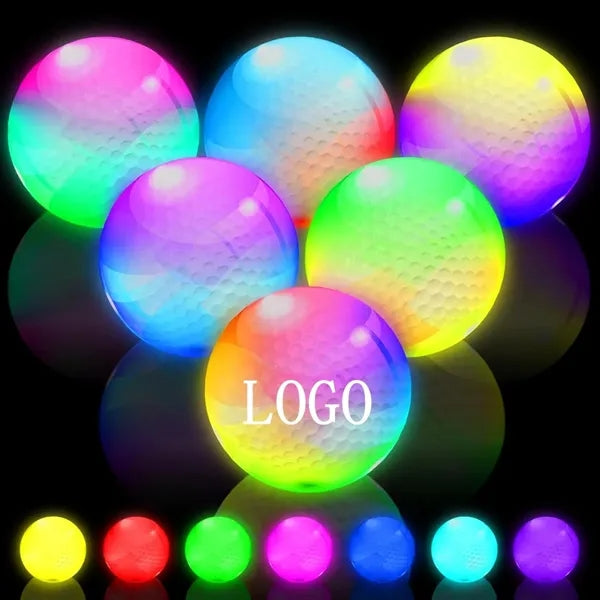 LED Light up Golf Balls Colors Changing Glow in The Dark