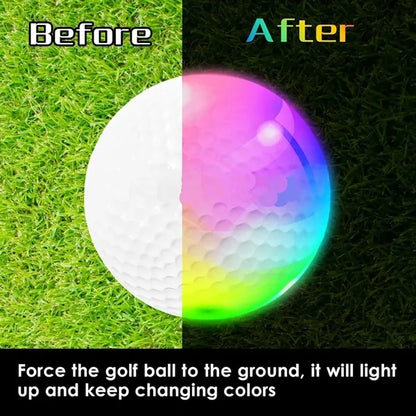 LED Light up Golf Balls Colors Changing Glow in The Dark