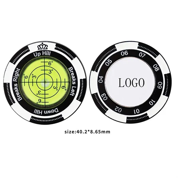 Golf Green Reader with Ball Marker Putting Training Gift