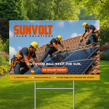 Custom 24" X 36" Yard Signs
