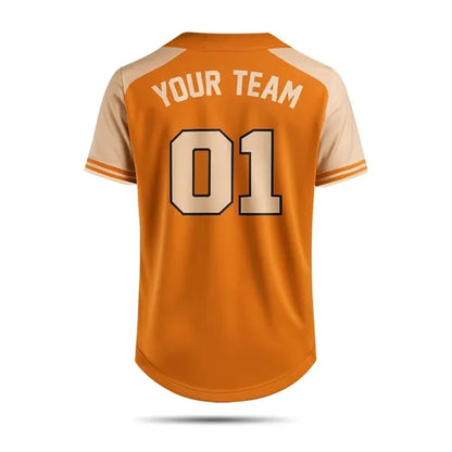 Bee Eye Mesh Men's Full Button Baseball Jersey 150 GSM