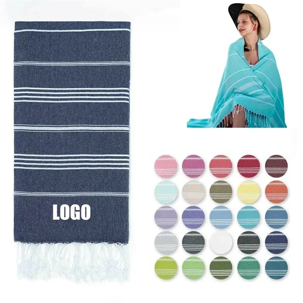 39"x71" Turkish Beach Towel