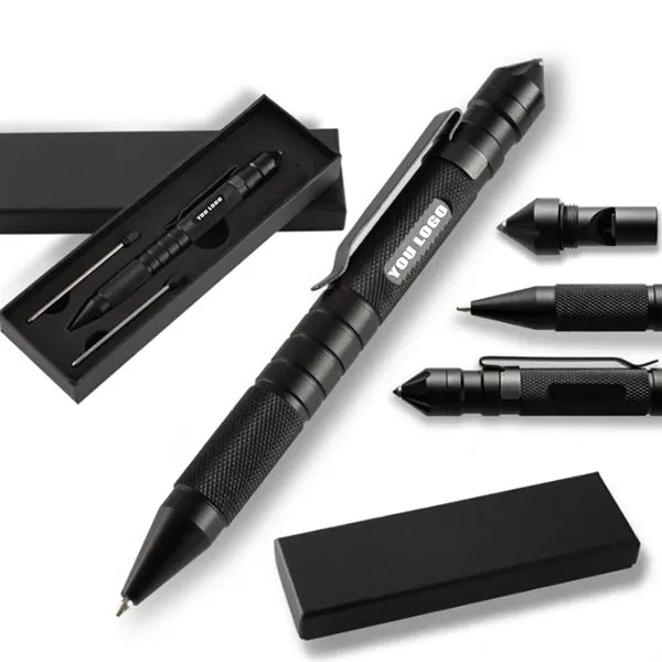Tactical Pen with Glass Breaker Emergency Whistle Ballpoint