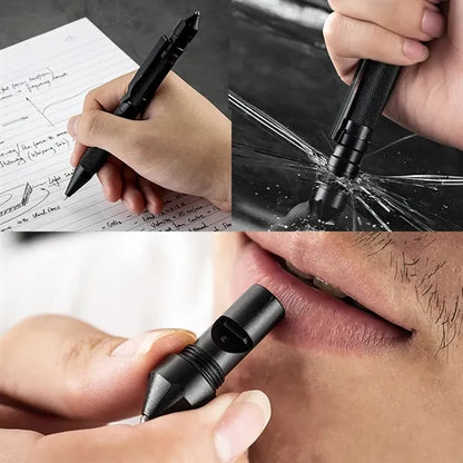 Tactical Pen with Glass Breaker Emergency Whistle Ballpoint