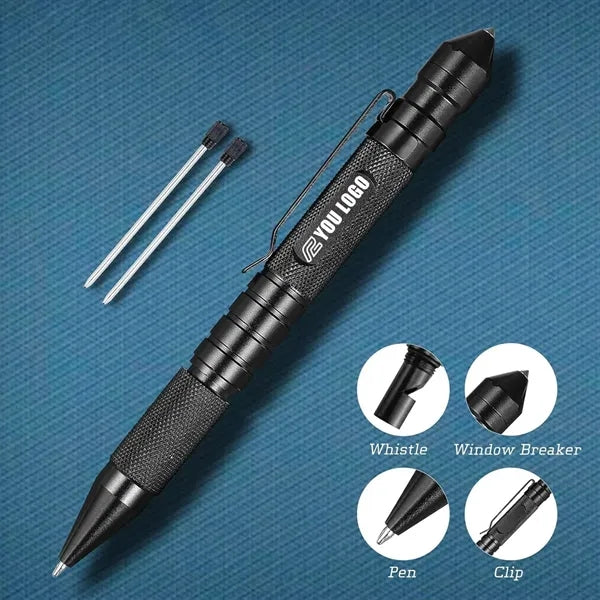 Tactical Pen with Glass Breaker Emergency Whistle Ballpoint