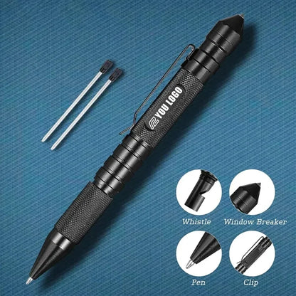 Tactical Pen with Glass Breaker Emergency Whistle Ballpoint