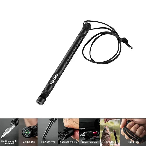 Tactical Pen 9in1 Multitool Survival Gear for Men