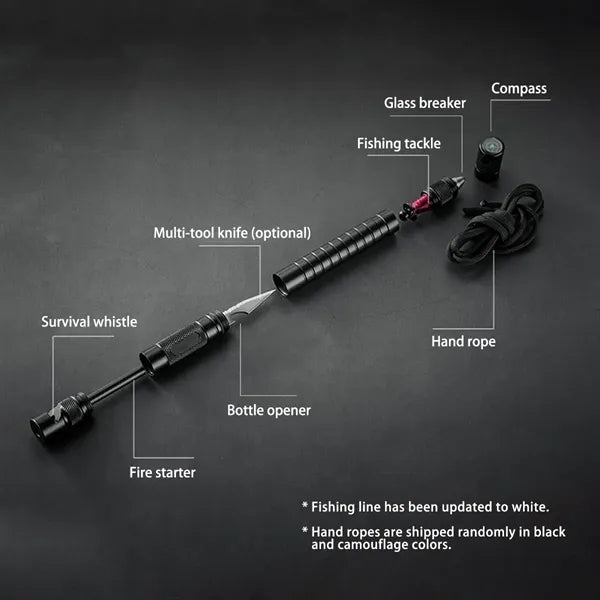 Tactical Pen 9in1 Multitool Survival Gear for Men