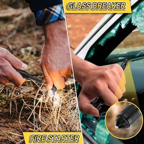 Tactical Pen 9in1 Multitool Survival Gear for Men