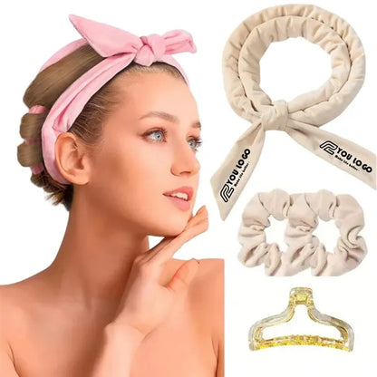 Heatless Curling Rod Headband Soft Rollers Sleeping Styling