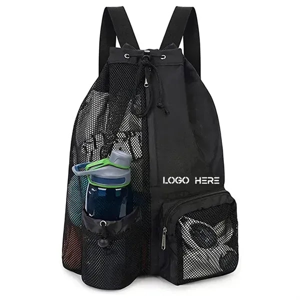 Drawstring Mesh sports Backpack