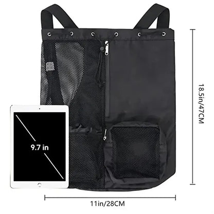Drawstring Mesh sports Backpack