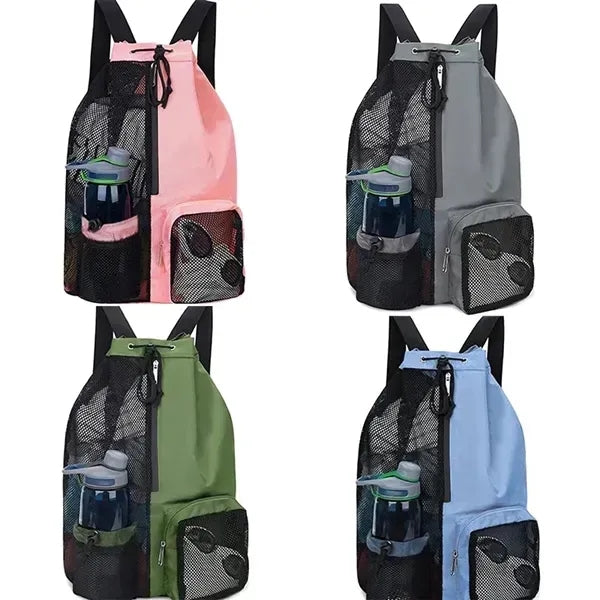 Drawstring Mesh sports Backpack