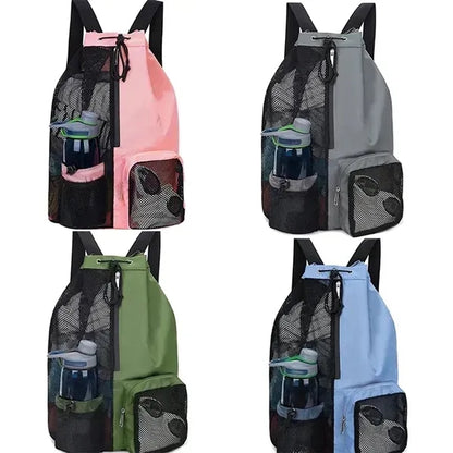 Drawstring Mesh sports Backpack