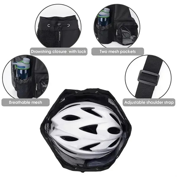 Drawstring Mesh sports Backpack