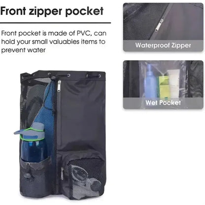 Drawstring Mesh sports Backpack