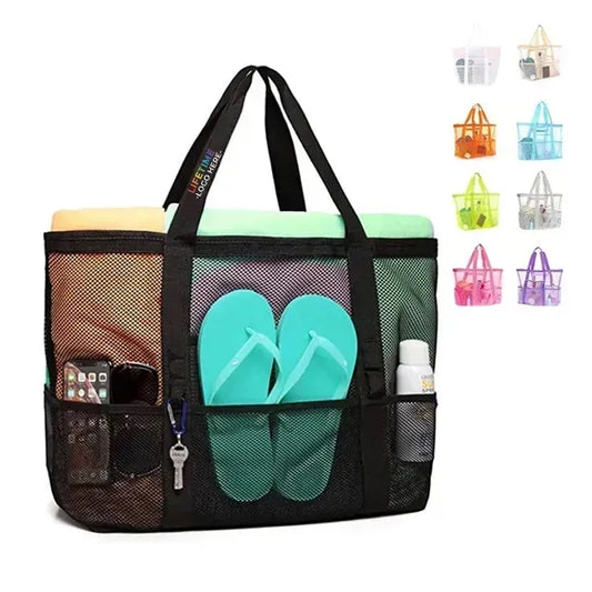 Mesh Beach Large Tote Bag