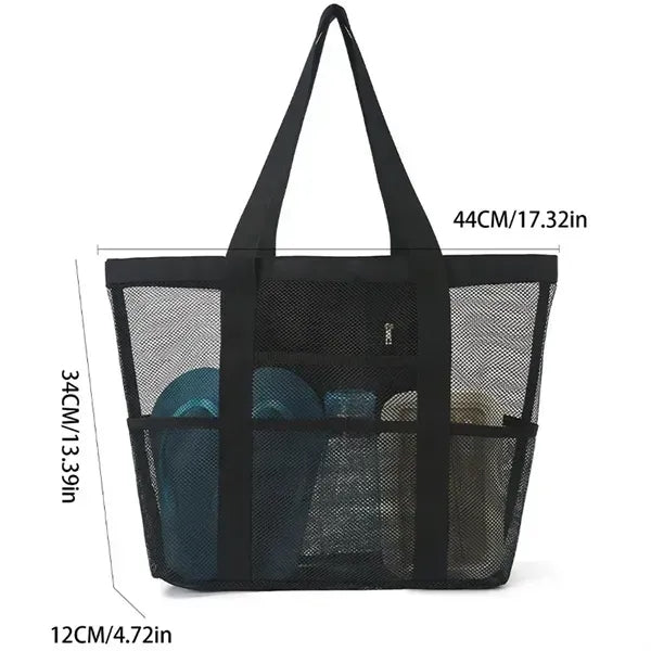 Mesh Beach Large Tote Bag