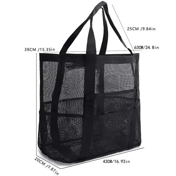 Mesh Beach Large Tote Bag